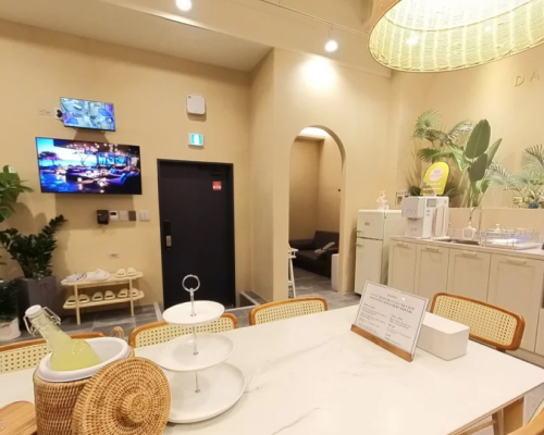 데이메르 영종도 풀파티룸 내부 360도 VR 투어 화면 이미지